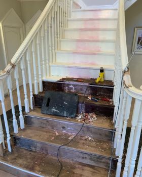 Elite Paint Specialists Staircase Renovation 5